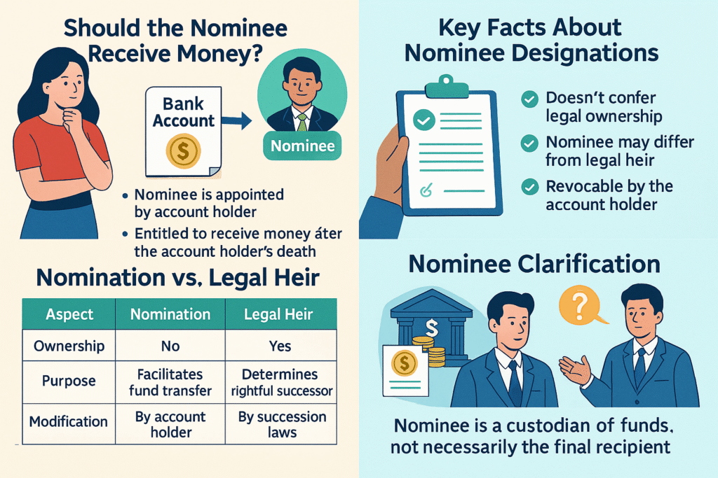 difference between nominee and legal heir with key facts explained