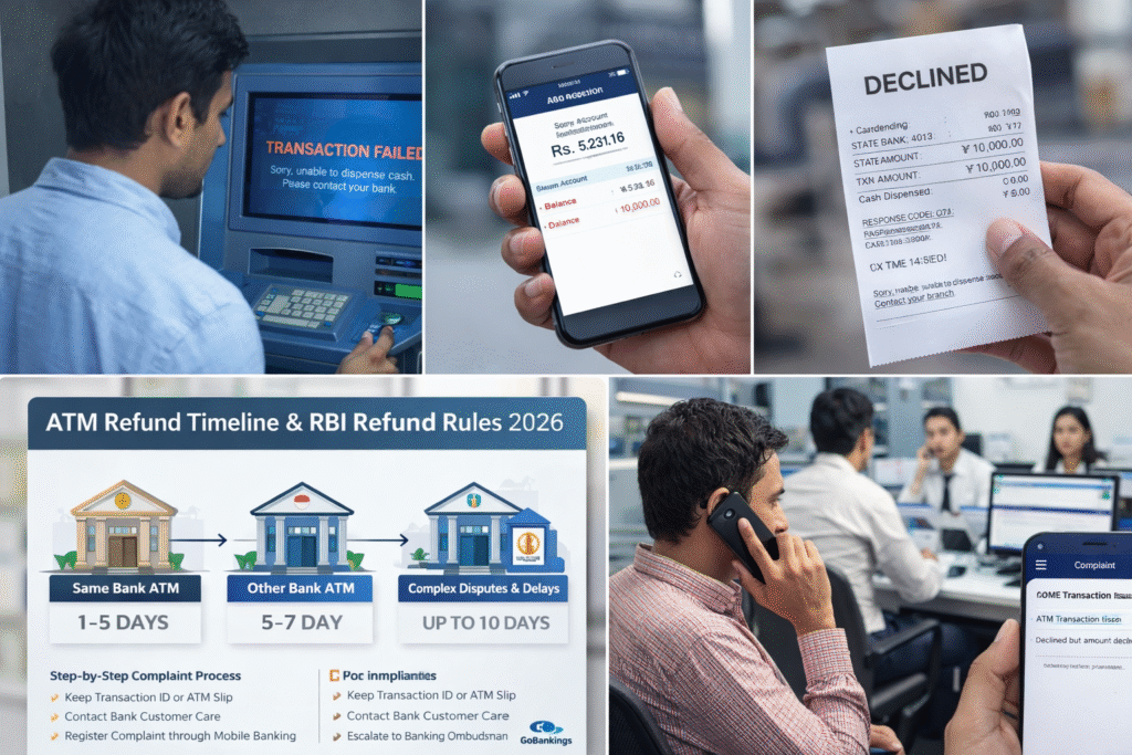 atm money deducted but no refund timeline 2026 rbi updates