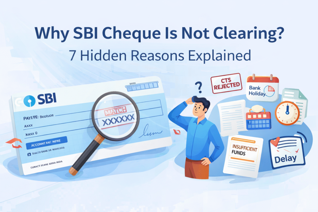 why sbi cheque is not clearing