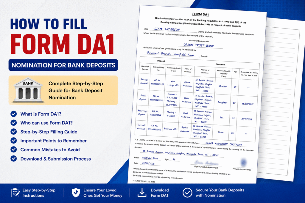 Nomination form DA1